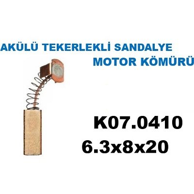 Akülü Tekerlekli Sandelye Motor Kömür Seti 6.3x8x20