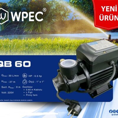 Jet Pompa 0.5 HP Pirinç Fanlı