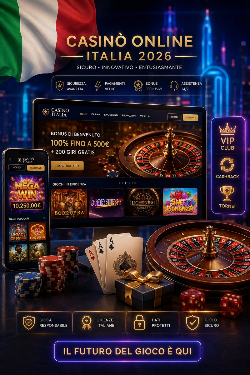 Scopri Winnita: il casino italiano che ti fa vincere online e sul mobile app a Italy